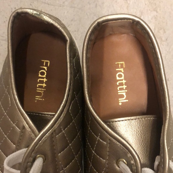 NWT Gold metallic sneakers - Picture 3 of 4